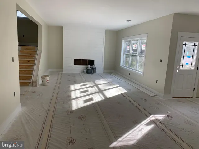 a view of kitchen and living room
