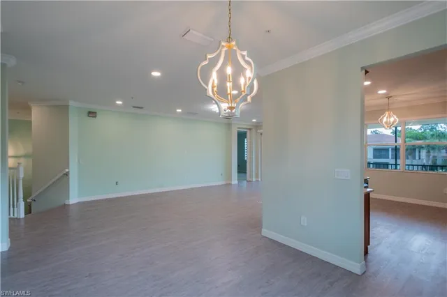 a view of empty room