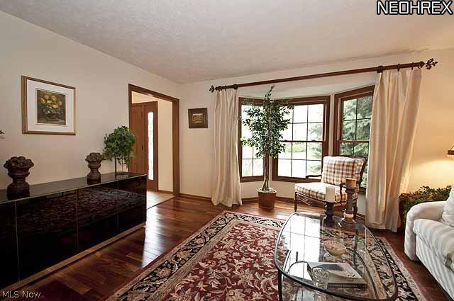 357 Longspur Road Highland Heights, OH 44143 - Photo 8 of 22 Living room is highlighted by a large walk-in bay window and French doors opening to the Family room