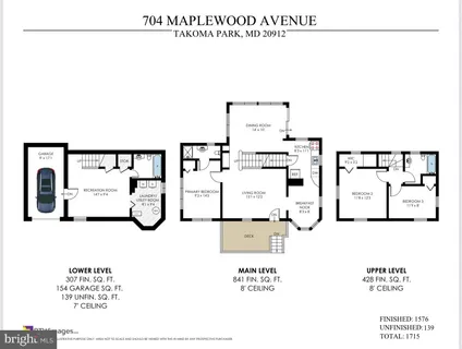 $749,000 | 704 Maplewood Avenue, Takoma Park, MD 20912