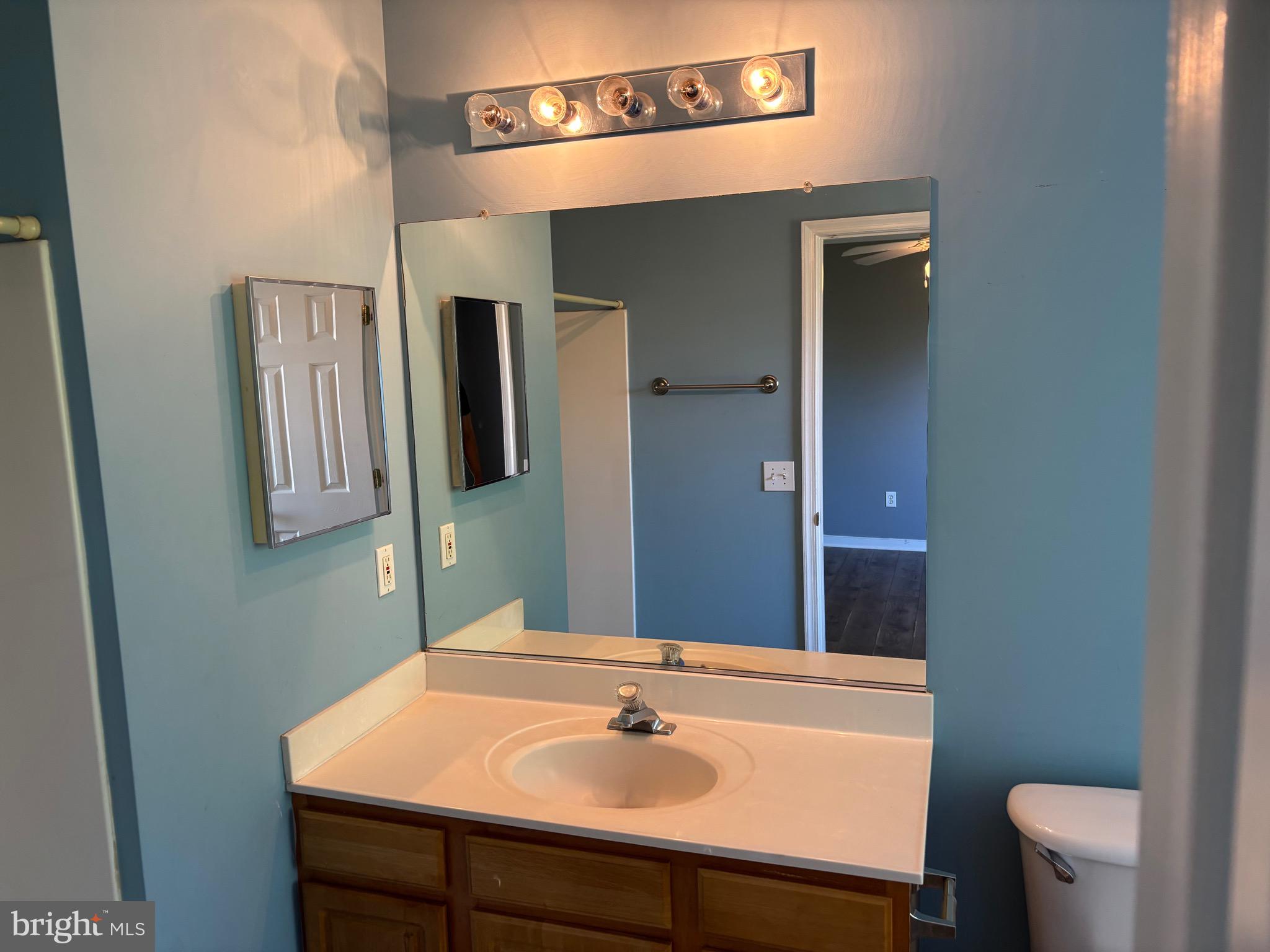 200 Torbert Loop Stafford, VA 22554 - Photo 22 of 28 a bathroom with a sink a mirror and toilet