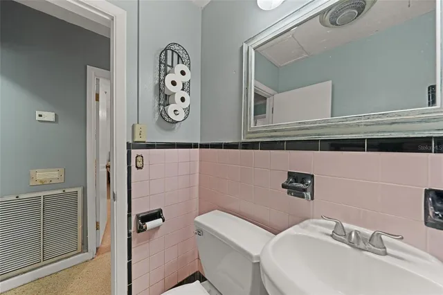 a view of house with patio outdoor seating