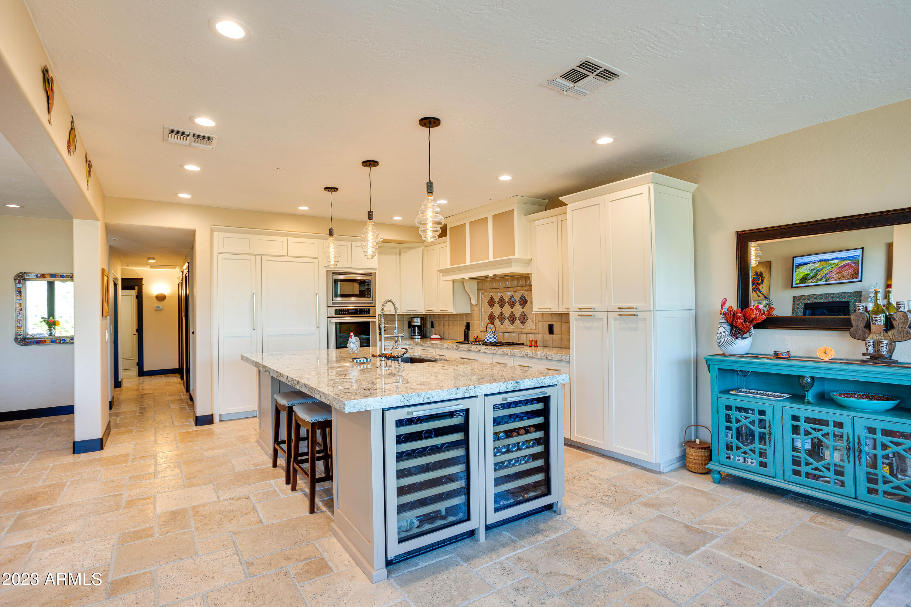 11523 East Ranch Gate Road Scottsdale, AZ 85255 - Photo 6 of 55 Kitchen Dual Wine Chillers
