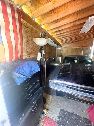 a room with storage and utility