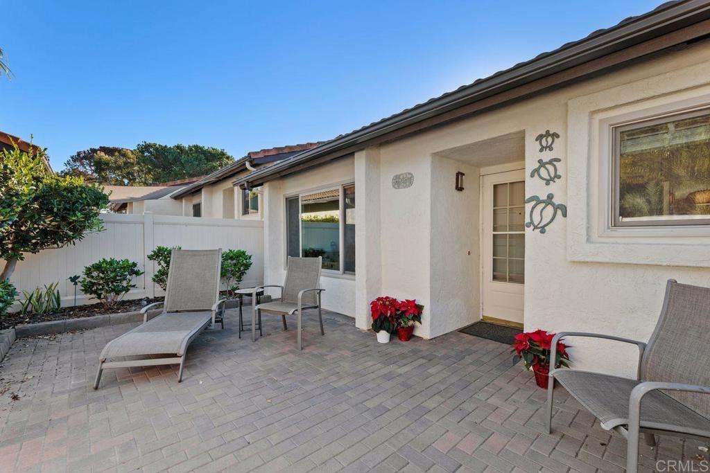 a house view with a sitting space