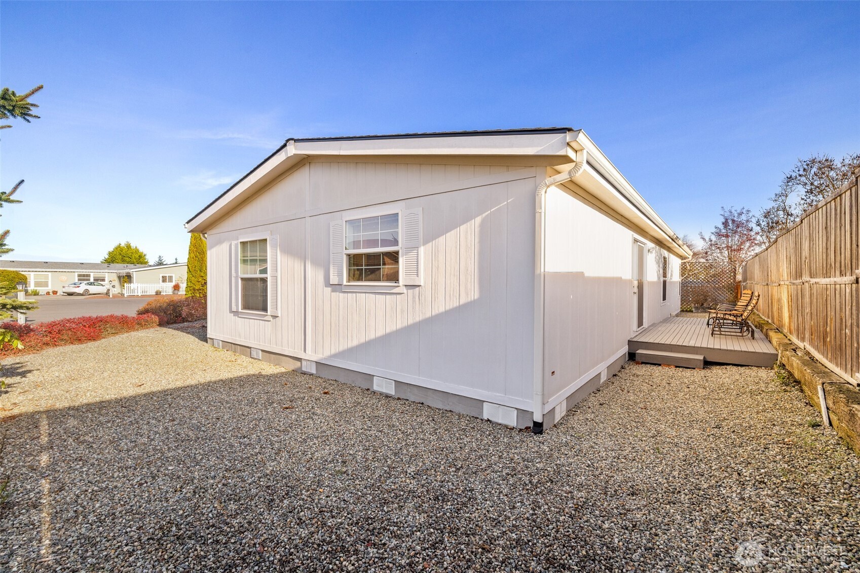 507 North 7th Avenue Sequim, WA 98382 - Photo 35 of 40 a view of a house with a backyard