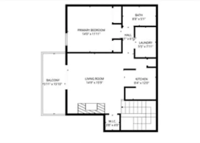 a picture of a bench in front of a wall