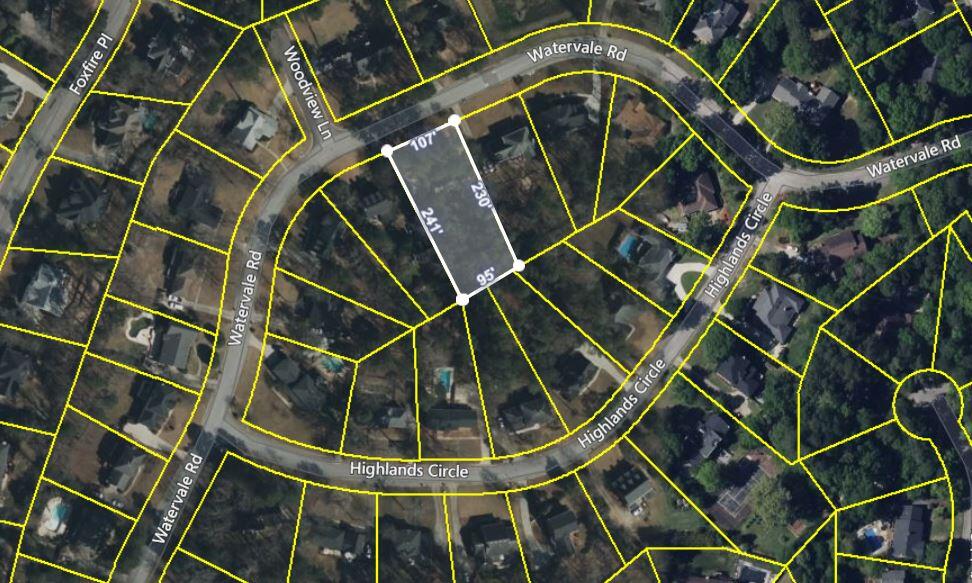 242 Watervale Road Augusta, GA 30907 - Photo 33 of 33 Aerial View 242 Watervale Road BOWEN