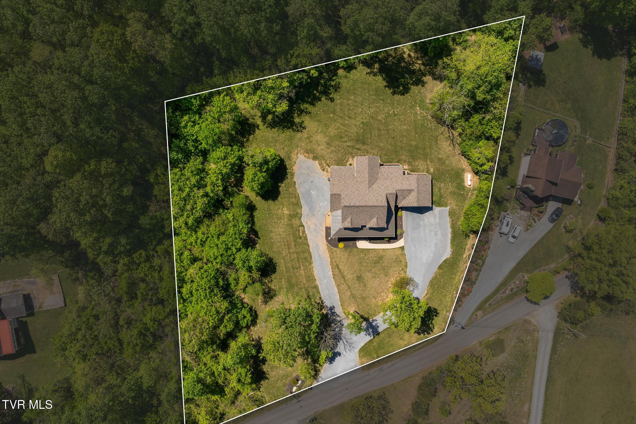 179 Taylortown Road Johnson City, TN 37601 - Photo 3 of 61 Aerial plat with 2.25 acres