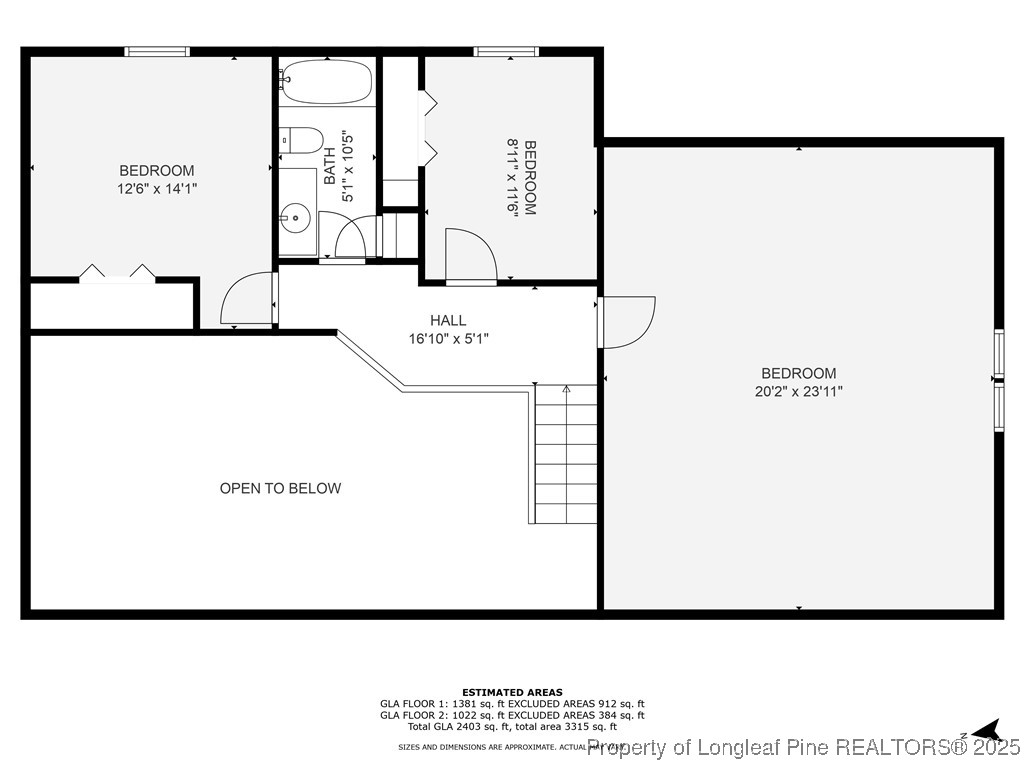 106 Linden Road Cameron, NC 28326 - Photo 48 of 48 2nd Floor Plan