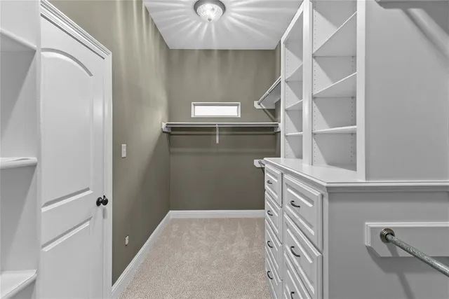 a view of walk in closet