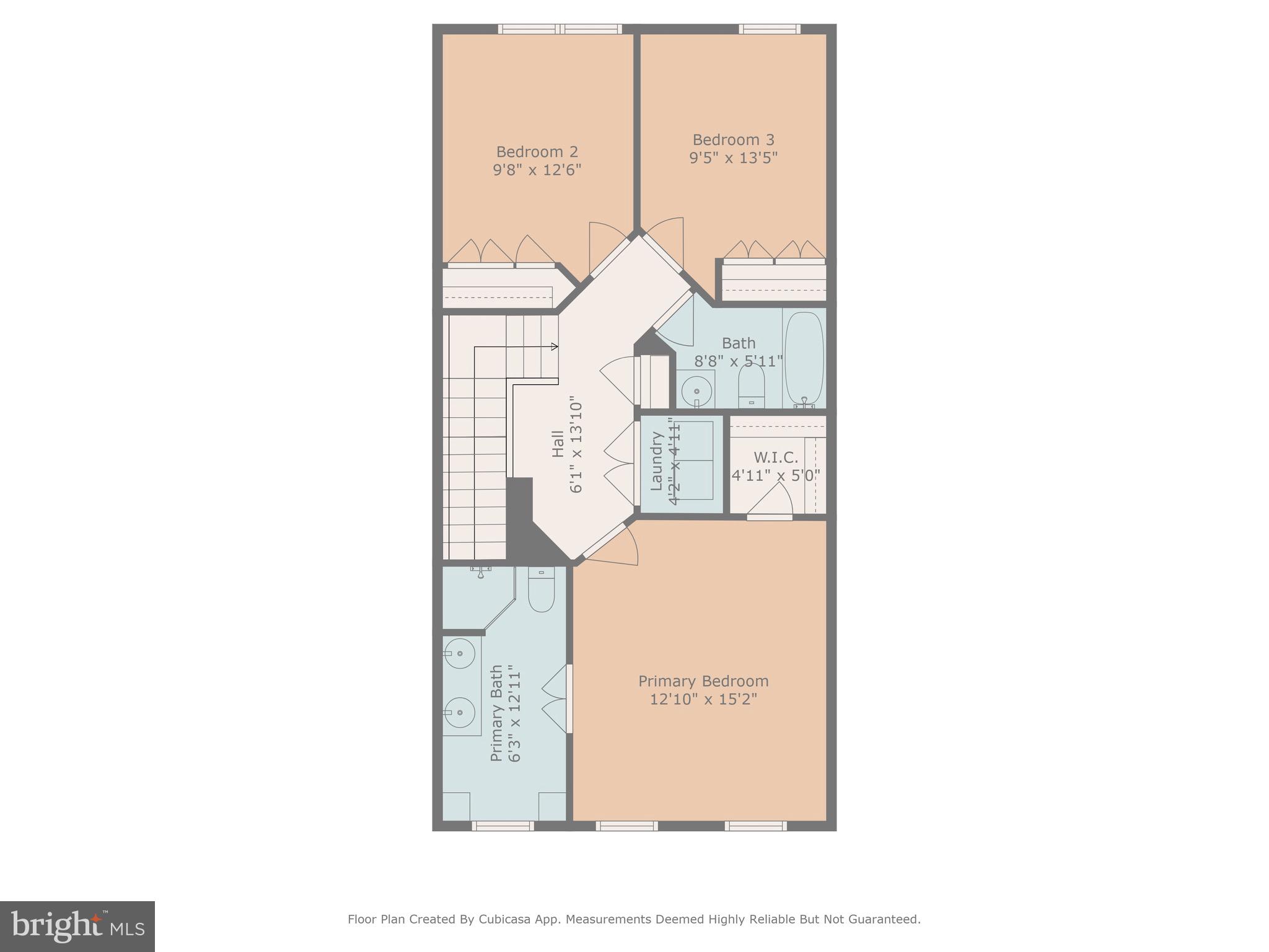 1011 Gaither Road Rockville, MD 20850 - Photo 51 of 52 Bedroom level floor plan