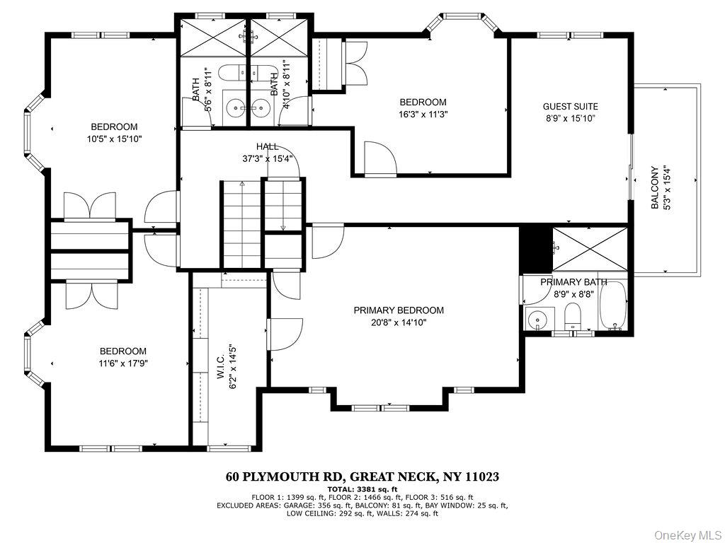 60 Plymouth Road Great Neck, NY 11023 - Photo 33 of 36 View of property floor plan