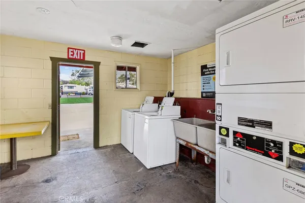 a room with storage and utility
