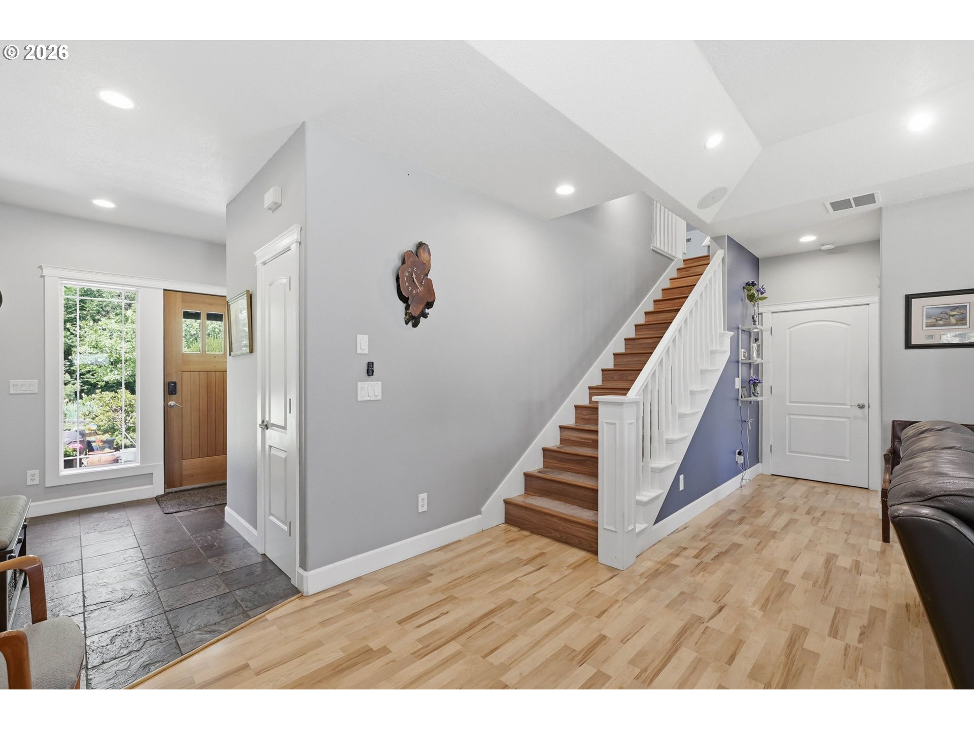 29778 Gimpl Hill Road Eugene, OR 97405 - Photo 15 of 43 a view of entryway with wooden floor