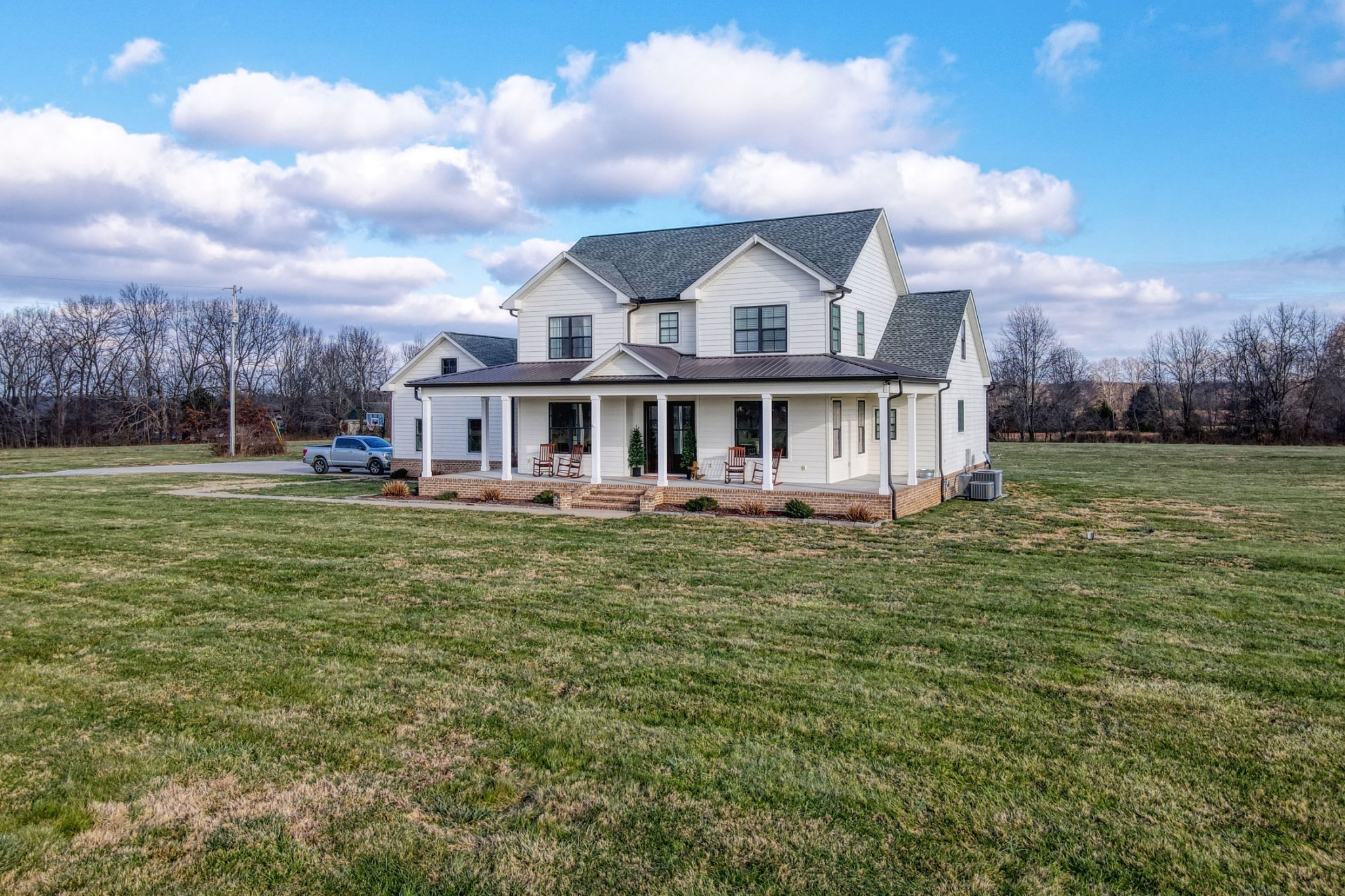 432 Bowling Branch Road Cottontown, TN 37048 - Photo 54 of 55 a view of a house with a big yard