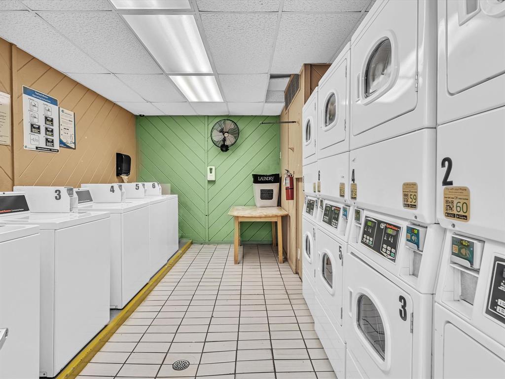 2555 Northeast 11th Street, Unit 610 Fort Lauderdale, FL 33304 - Photo 27 of 33 a utility room with dryer and washer