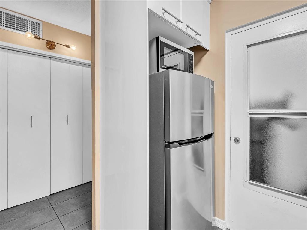 2555 Northeast 11th Street, Unit 610 Fort Lauderdale, FL 33304 - Photo 6 of 33 a close view of a refrigerator in kitchen