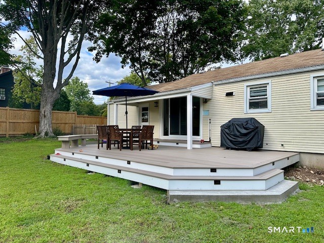 1353 Mill Plain Road Fairfield, CT 06824 - Photo 37 of 37 a view of a house with backyard and sitting area