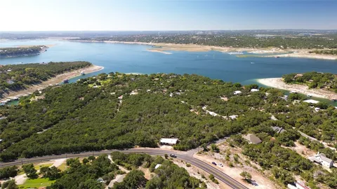 a view of an ocean and beach