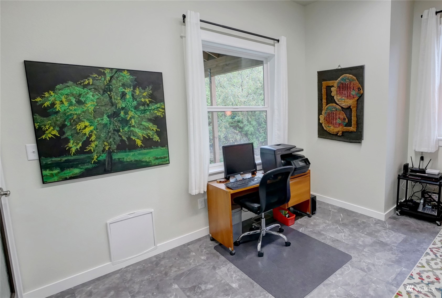 155 Twisp River Road Twisp, WA 98856 - Photo 24 of 39 a view of a workspace with furniture and a window