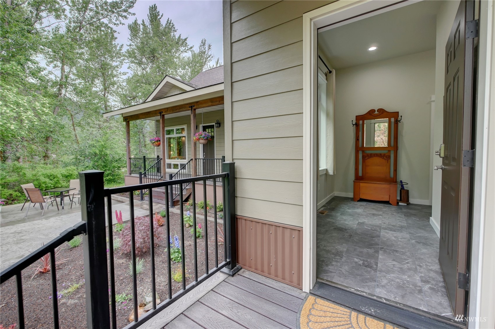 155 Twisp River Road Twisp, WA 98856 - Photo 28 of 39 a view of a porch with a porch