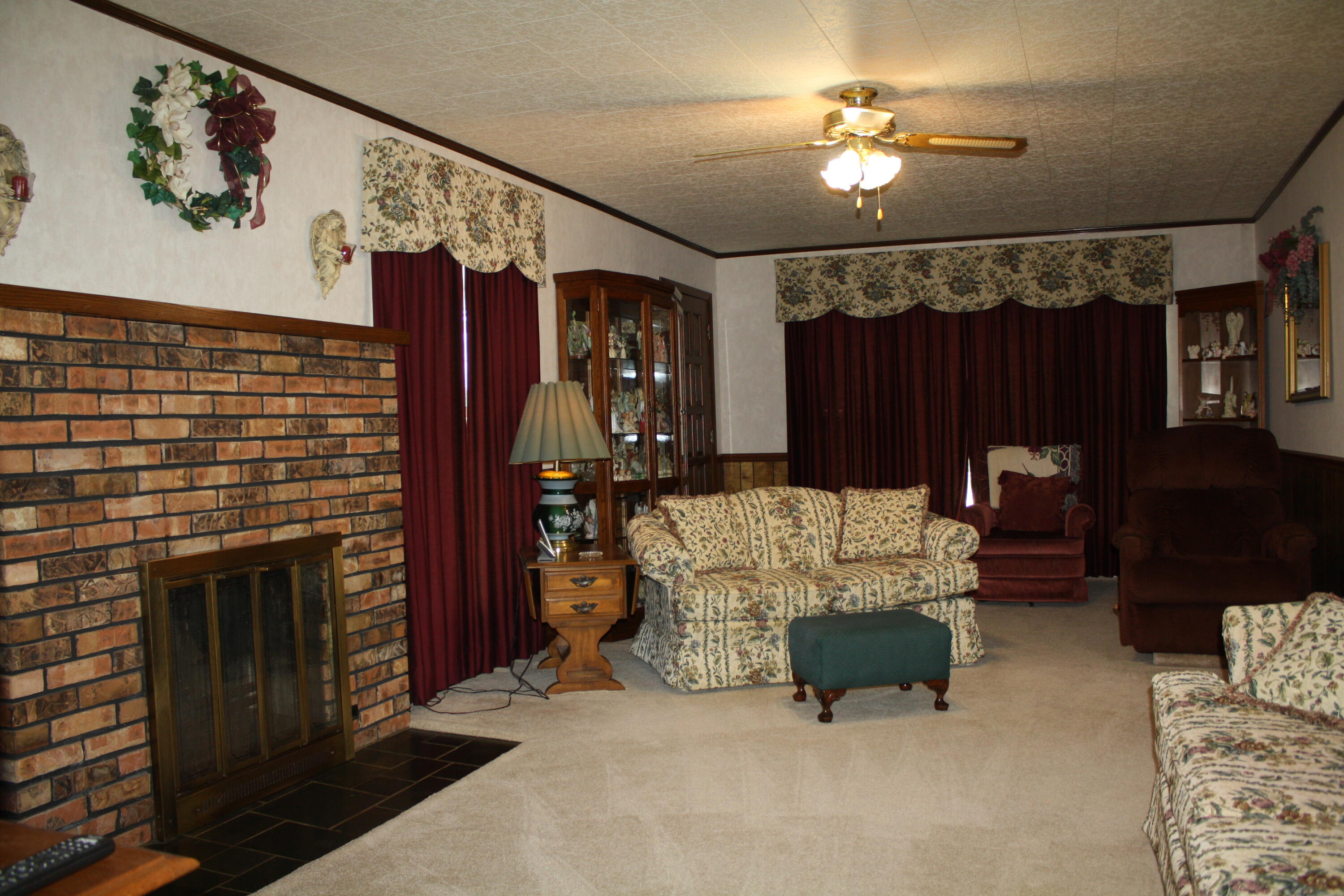 7399 Beech Run Road Nimitz, WV 25978 - Photo 15 of 38 Large Living Room with Fireplace