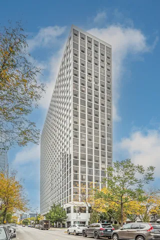 a front view of a building