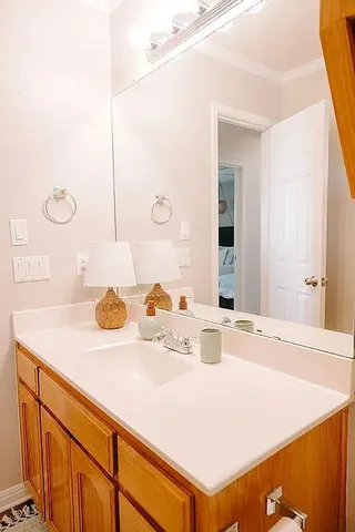 a bedroom with bed and window