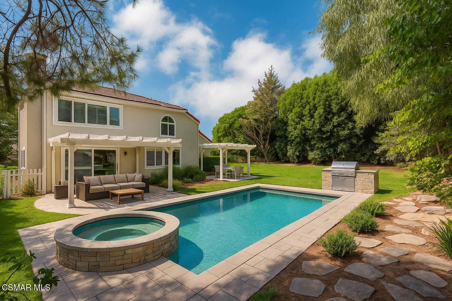 4540 Mill Valley Road Moorpark, CA 93021 - Photo 27 of 31 Staged Backayrd