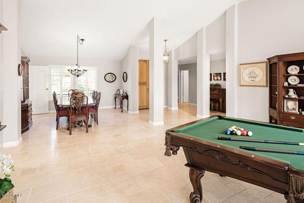 2607 Riata Court Camarillo, CA 93012 - Photo 17 of 54 a view of a dining room with furniture and chandelier