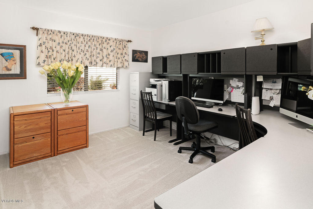 2607 Riata Court Camarillo, CA 93012 - Photo 26 of 54 a view of a workspace with furniture and a window