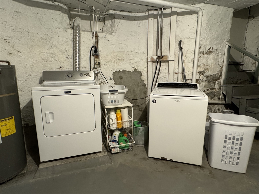 11 Wainwright Street, Unit 3 Boston, MA 02124 - Photo 15 of 26 a utility room with dryer and washer