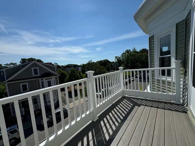 a view of a roof deck
