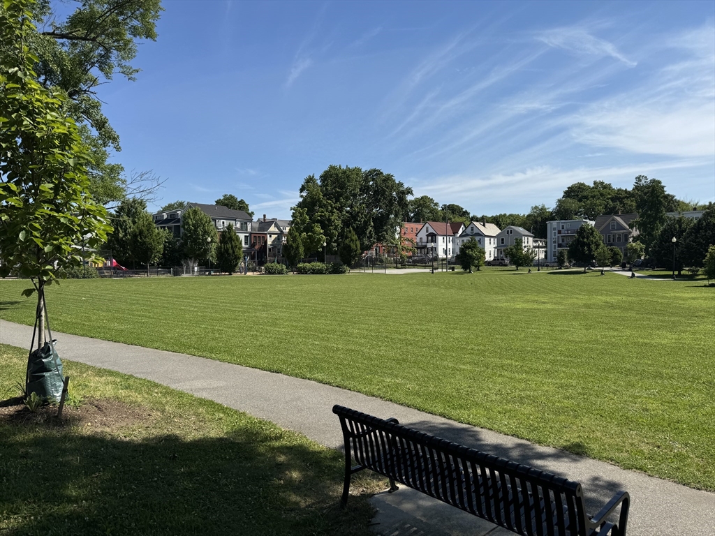 11 Wainwright Street, Unit 3 Boston, MA 02124 - Photo 24 of 26 a view of a golf course with a garden