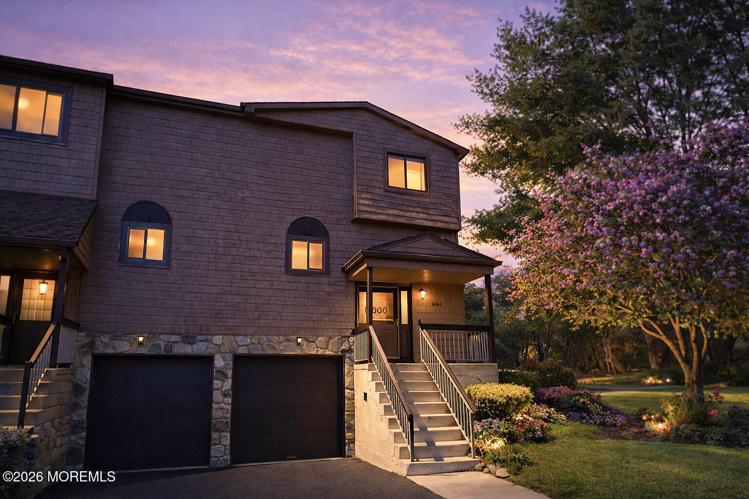 1601 Alpine Trail Neptune Township, NJ 07753 - Photo 31 of 31 31-Twilight at a cozy townhouse