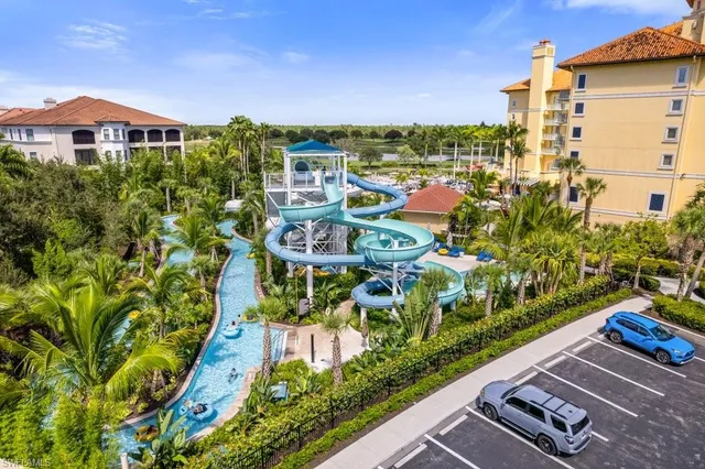 a view of a city with tall buildings