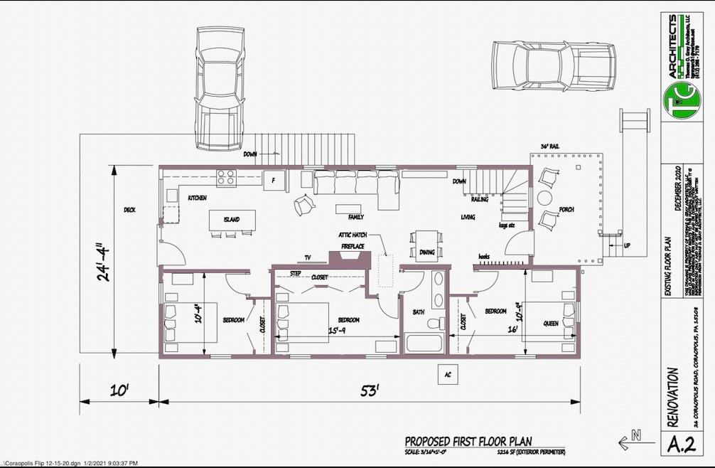26 Coraopolis Road Coraopolis, PA 15108 - Photo 6 of 6 Proposed Floor Plan