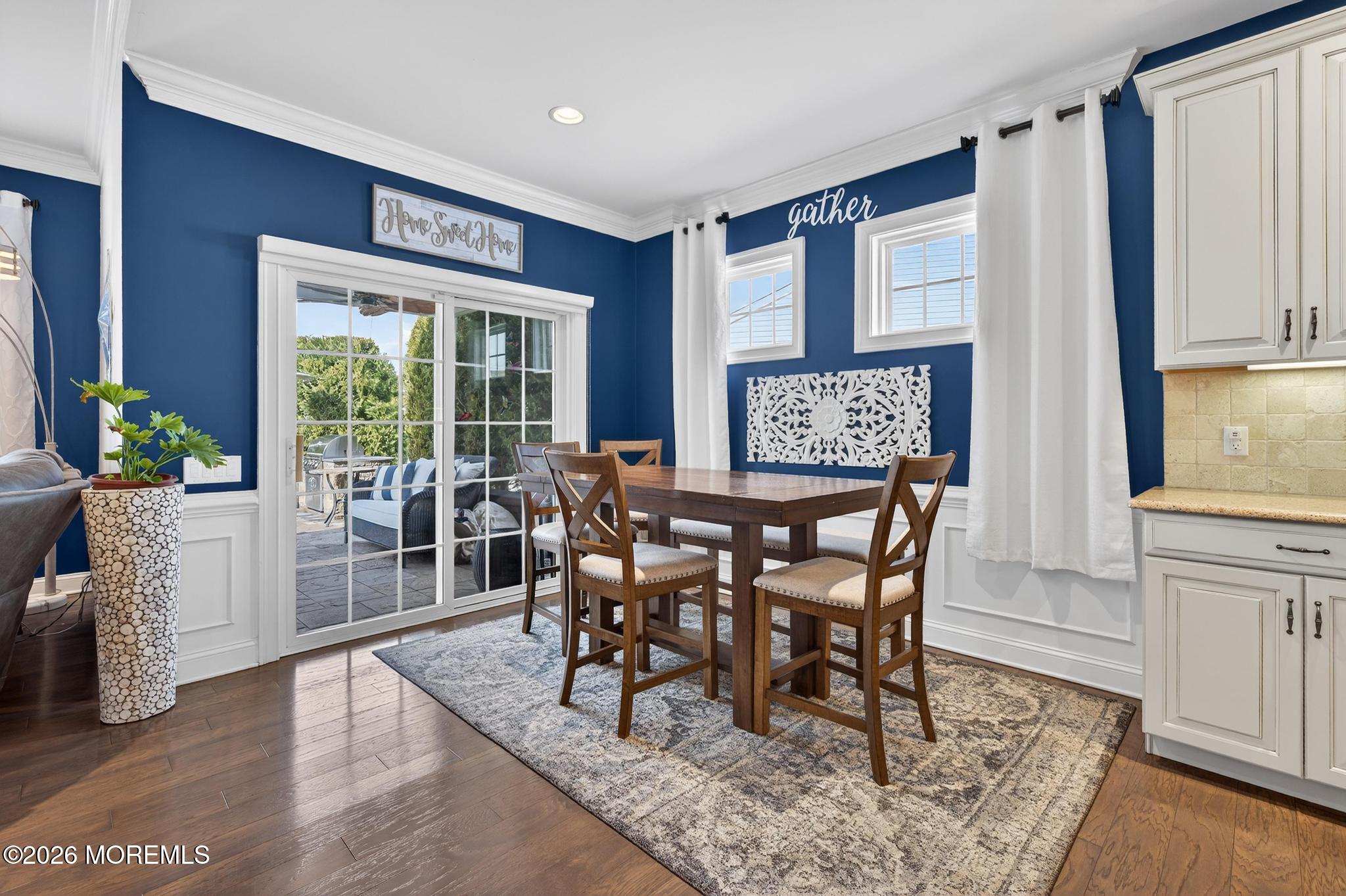 35 Addlestone Lane Manchester Township, NJ 08759 - Photo 15 of 44 a view of a dining room and livingroom with furniture window and wooden floor