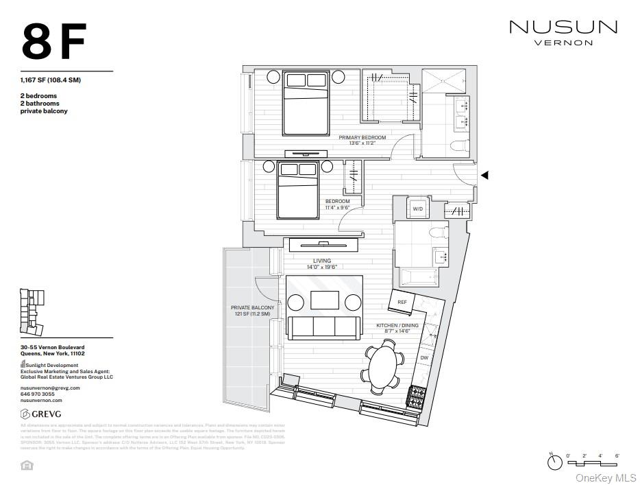 30-55 Vernon Boulevard, Unit 8F Queens, NY 11102 - Photo 12 of 12 View of room layout