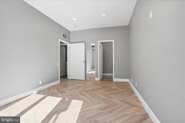 a view of an empty room