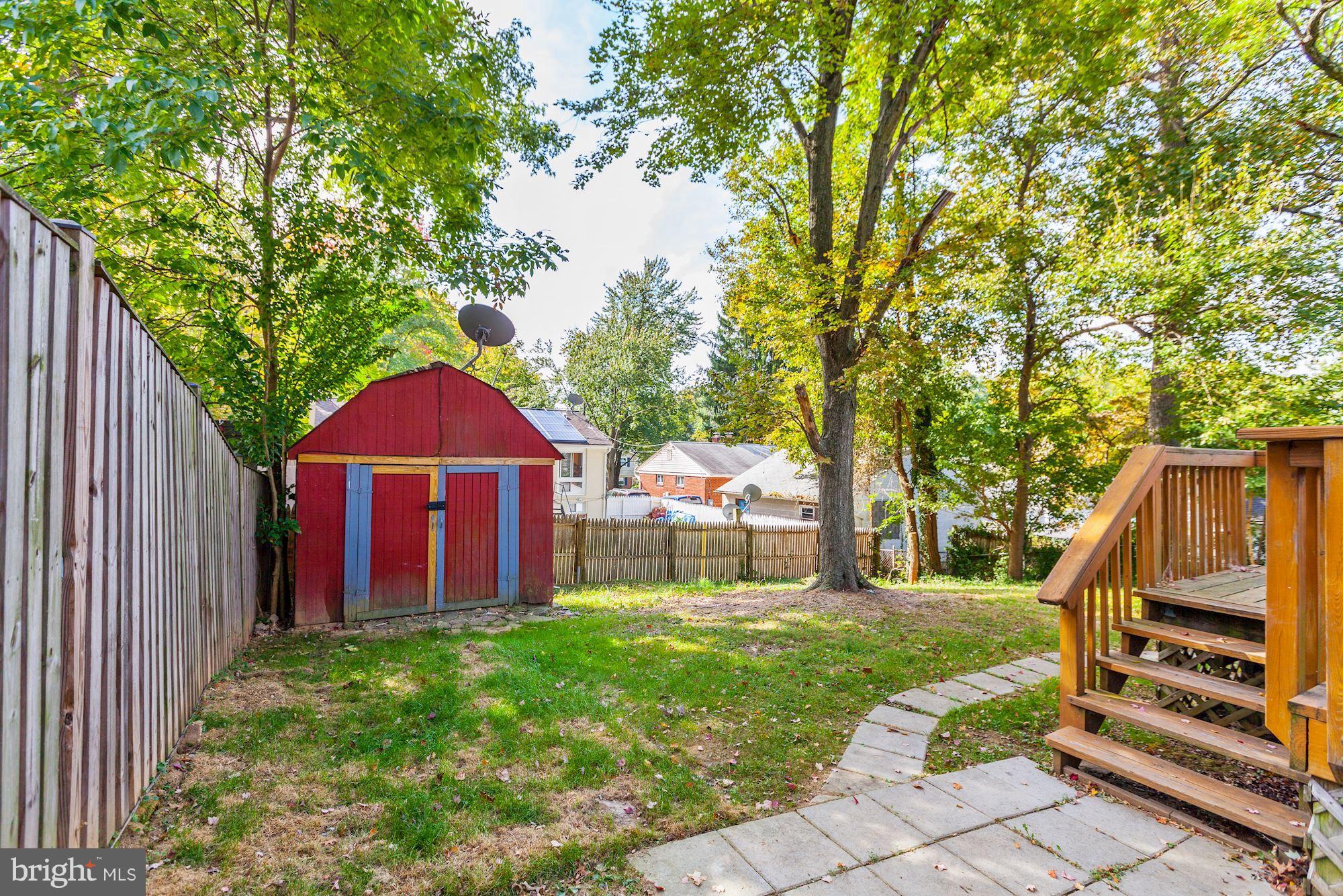 3926 Joliet Street Silver Spring, MD 20906 - Photo 28 of 30 Large and Convenient Garden Storage Shed