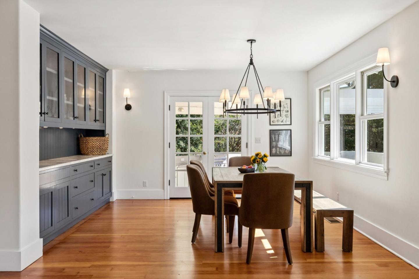 653 Larkin Valley Road Watsonville, CA 95076 - Photo 17 of 116 a view of a dining room with furniture window and wooden floor