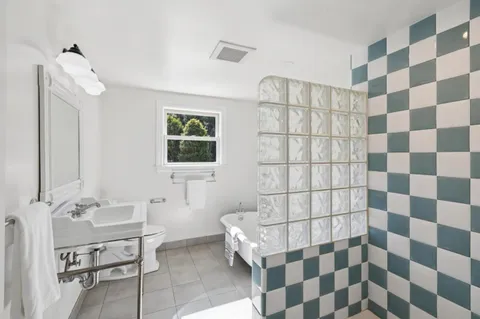 a view of a lake view and mountain view