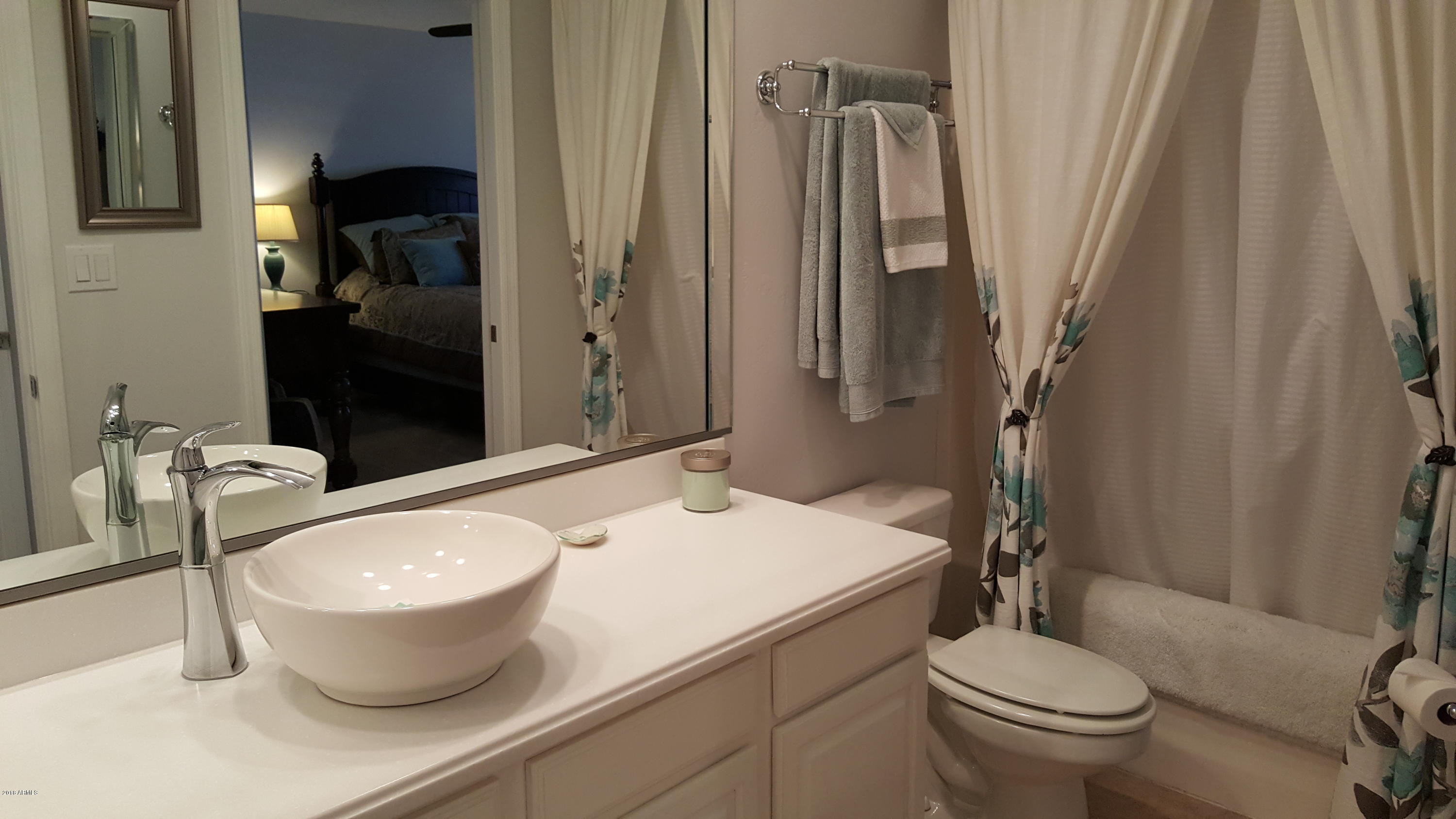 5830 East McKellips Road, Unit 75 Mesa, AZ 85215 - Photo 18 of 30 a bathroom with a sink toilet and shower