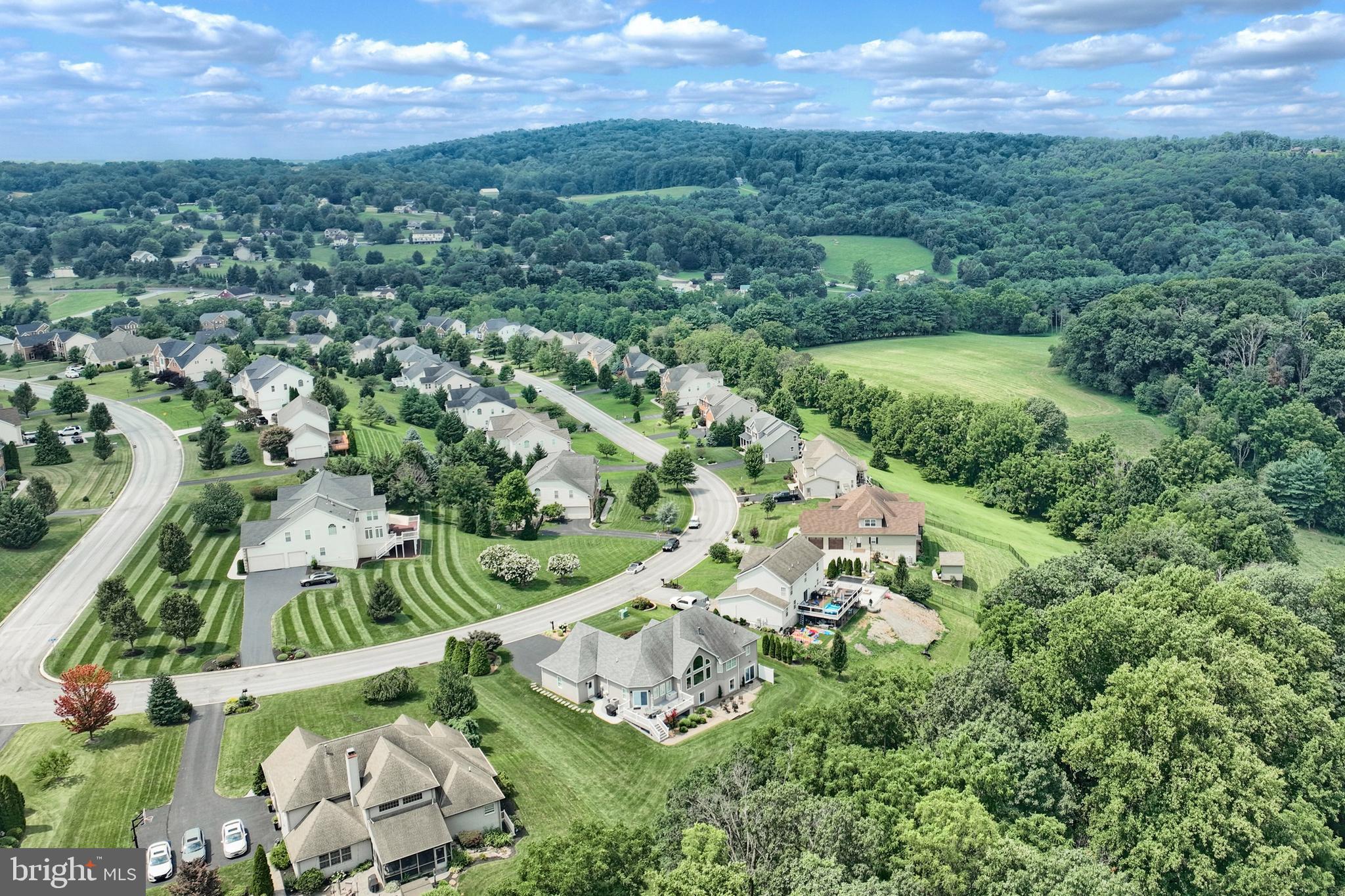 172 Fawn Hill Road Hanover, PA 17331 - Photo 30 of 71 an aerial view of residential houses with outdoor space and trees