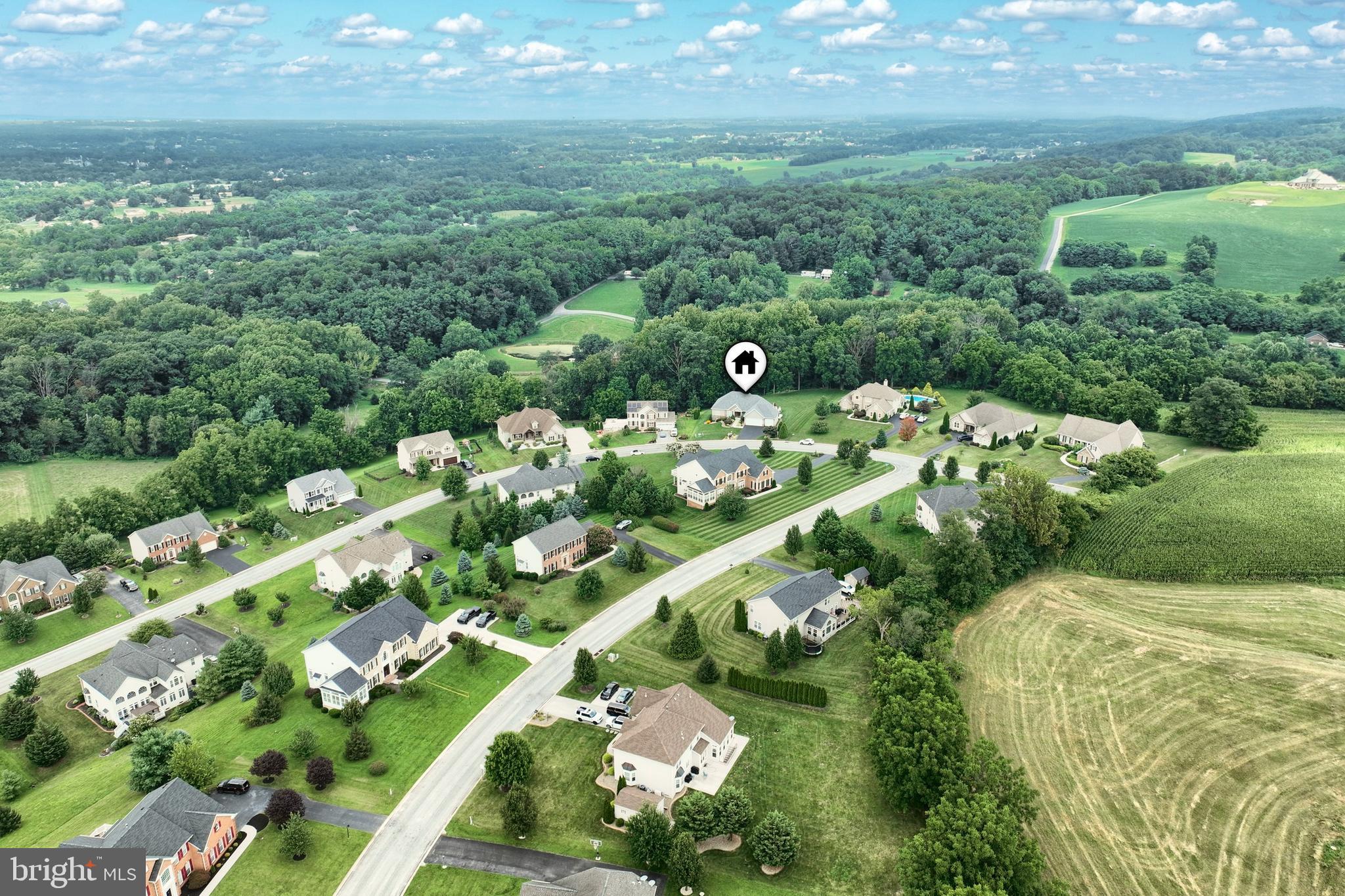 172 Fawn Hill Road Hanover, PA 17331 - Photo 32 of 71 an aerial view of a residential houses with outdoor space and street view