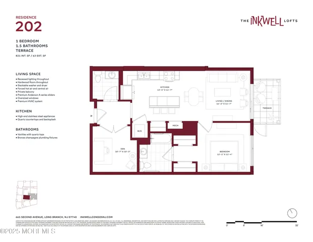 $830,000 | 665 2nd Avenue, Unit 202, Long Branch, NJ 07740