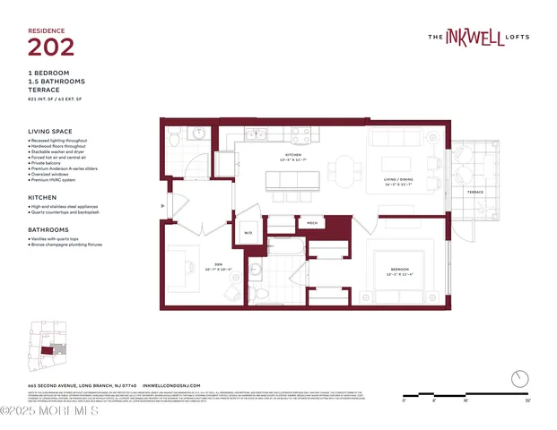 $830,000 | 665 2nd Avenue, Unit 202, Long Branch, NJ 07740