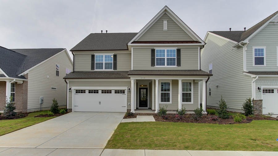 416 Morgan Ridge Road, Unit 14 Holly Springs, NC 27540 - Photo 25 of 25 Listed home is same elevation and floorplan as this home pictured, different exterior color scheme REPRESENTATION ONLY